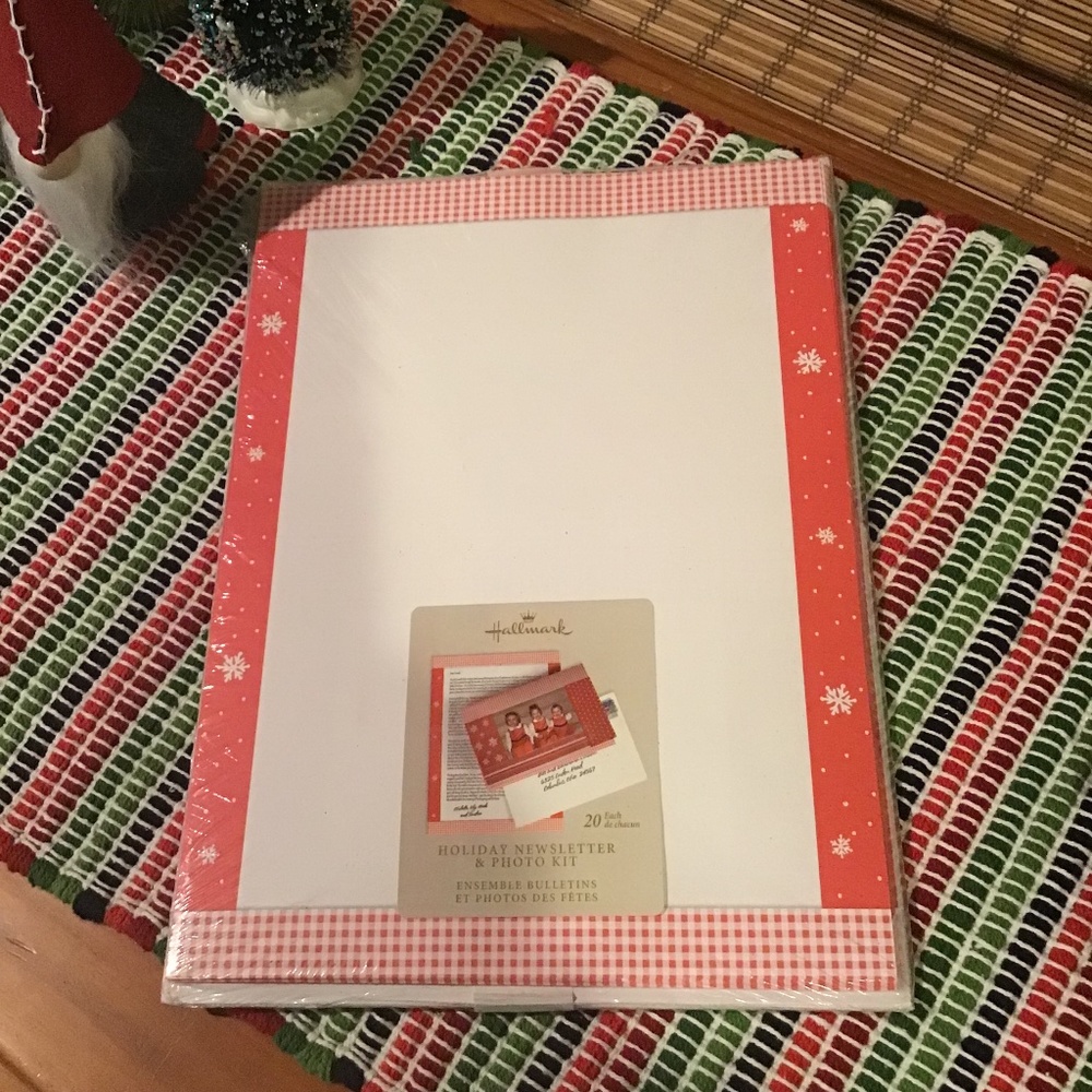 Hallmark holiday newsletter and photo kit bundle